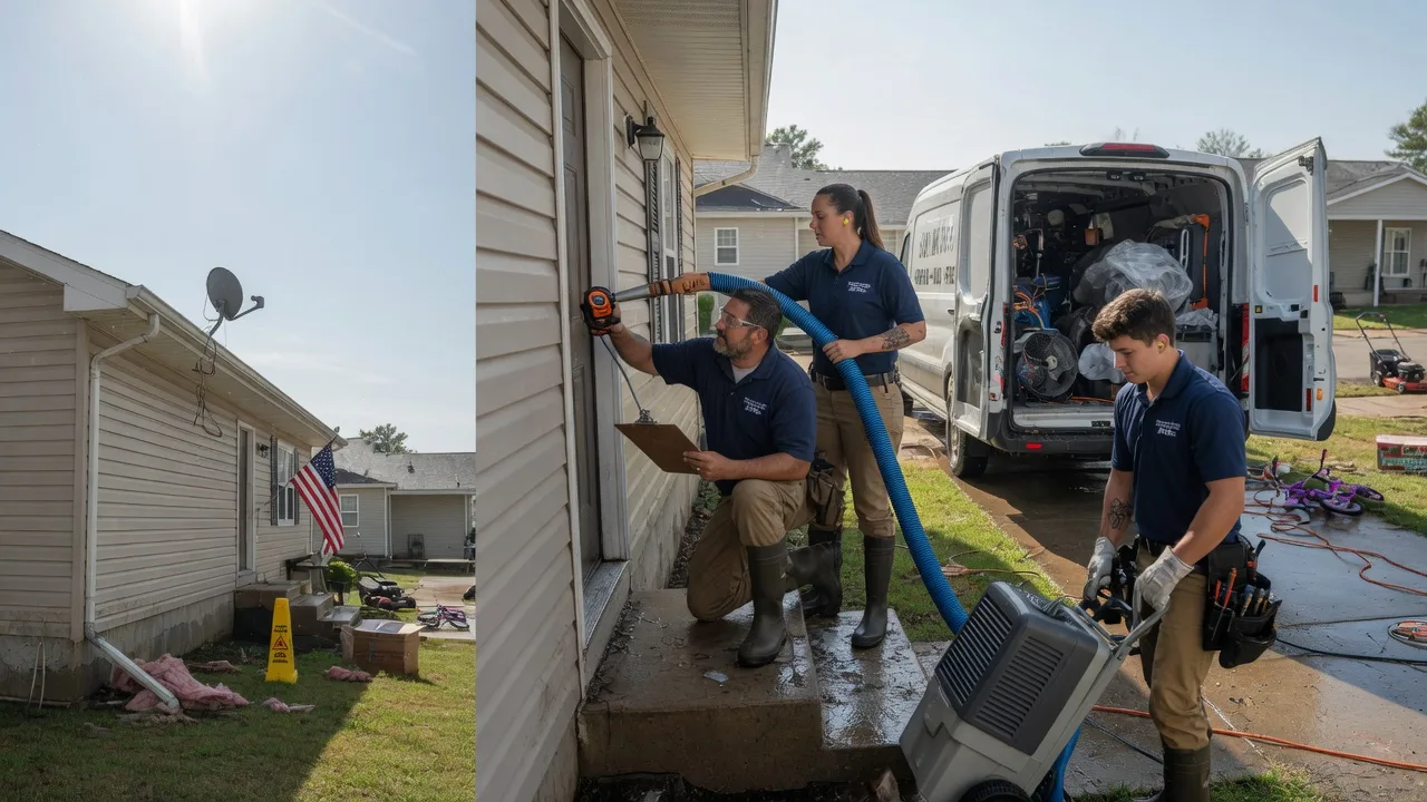 Ceiling Water Damage Restoration in Sycamore, KS near me